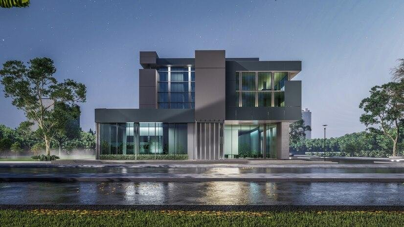 Elegante casa familiar moderna